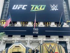 WWE和UFC联合公司正式挂牌上市，全新TKO腰带亮相！