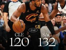 NBA常规赛新闻: 骑士109-95送开拓者5连败,米切尔34+6,小莫布里21+12直播