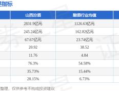 山西汾酒（600809）10月18日主力资金净买入9153.39万元直播